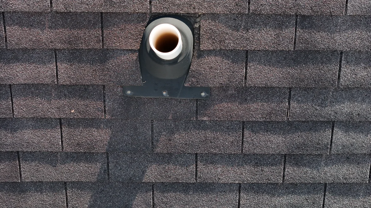 Aerial drone roof-inspection photo over Nashville, Tennessee by Blue Raider Roofing & Contracting