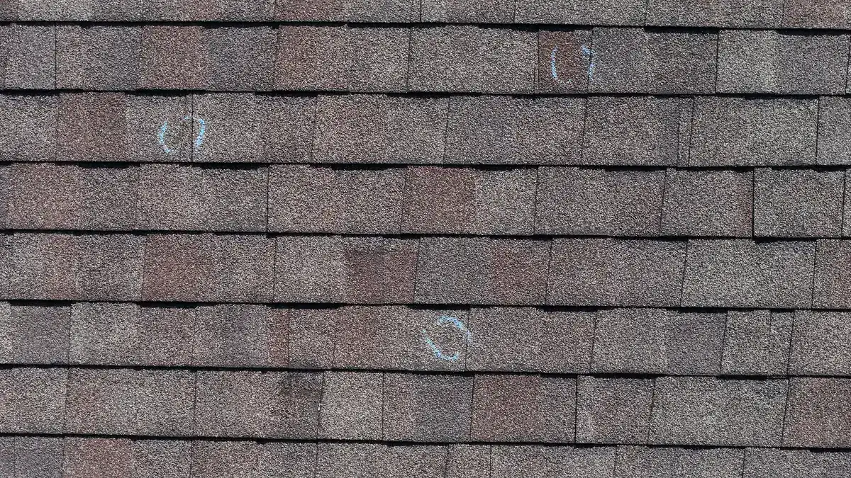 Aerial drone photo of a roof in Murfreesboro, Tennessee by Blue Raider Roofing & Contracting