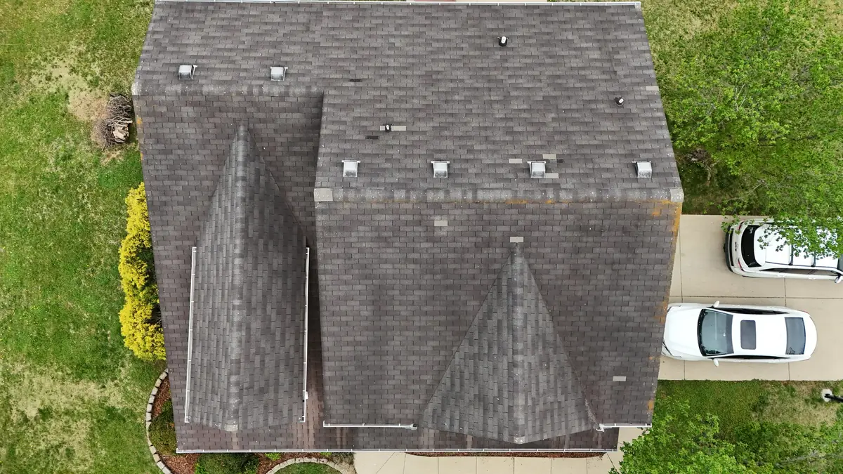 Roof replacement showing full roof system, Spring Hill, TN by Blue Raider Roofing