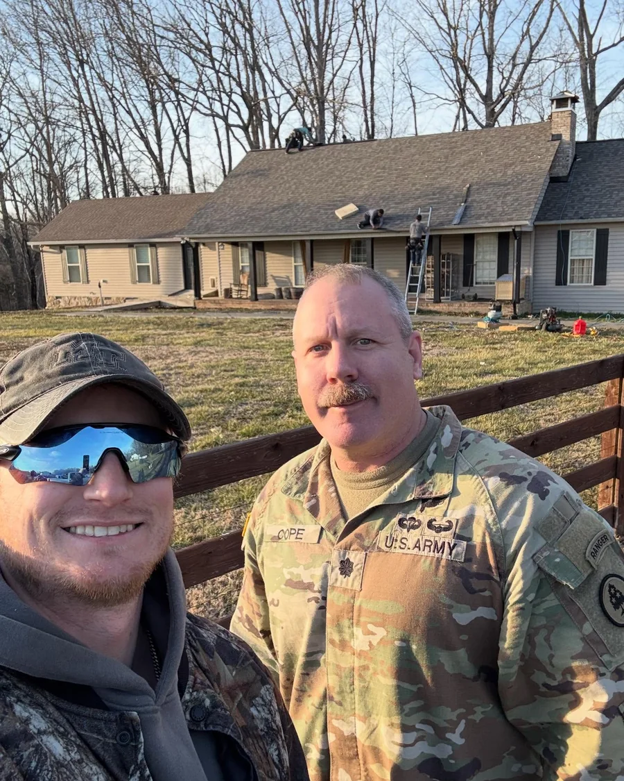 Proud to serve those who serve — a valued customer in uniform