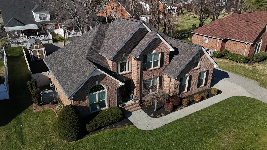 Completed architectural shingle roof — Middle TN