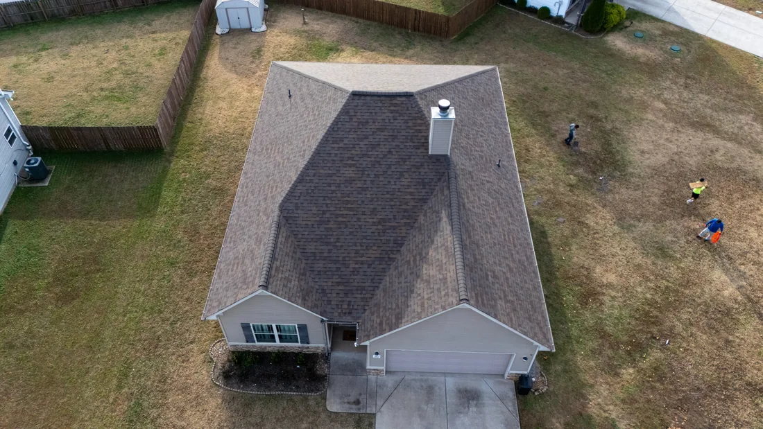 Completed Owens Corning architectural shingle roof