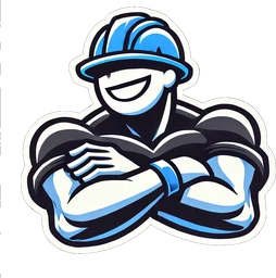 Blue Raider Roofing mascot logo